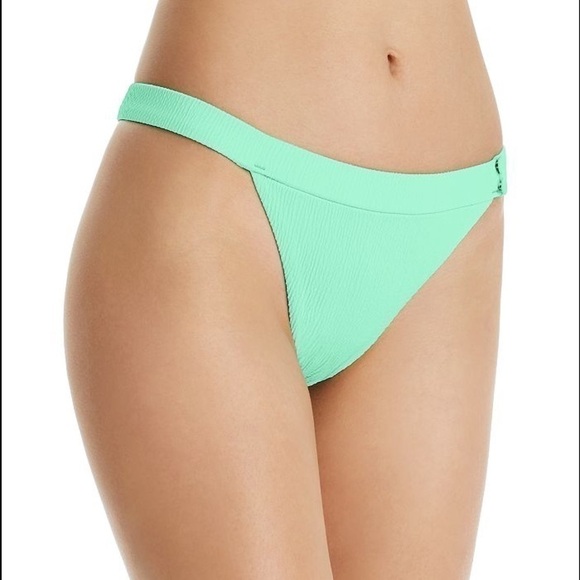 RED Carter Banded Hipster Bikini Bottom NWT Size L - Picture 2 of 10